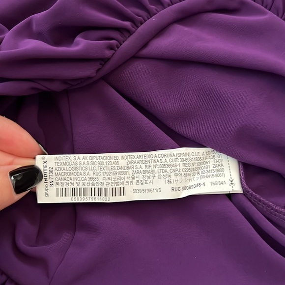 Zara crop top 💜. Size S - Picture 9 of 9